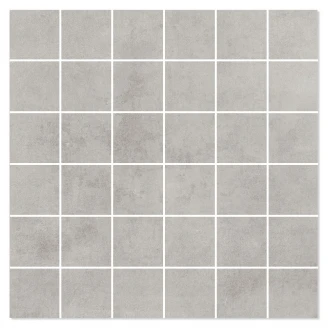 Mosaikk Gulvflis <strong>Stream</strong>  Lys Grå Matt 30x30 (5x5) cm